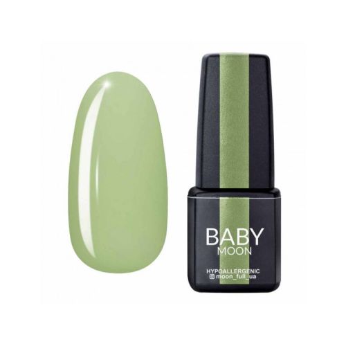 Гель-лак Baby Moon Green Sea №10 фисташковый, 6 мл