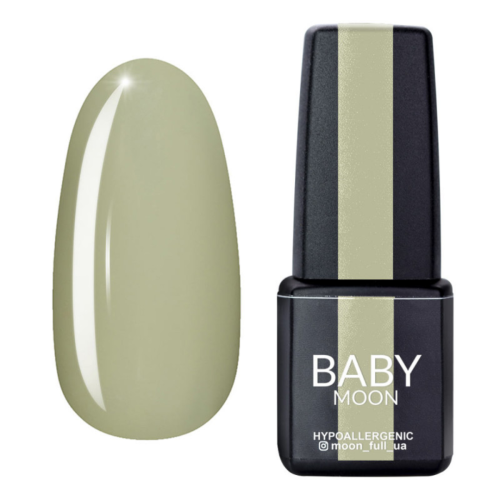 Гель-лак Baby Moon Green Sea №12 нежный оливковый, 6 мл
