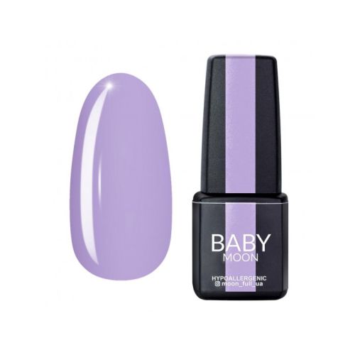 Гель-лак Baby Moon Lilac Train №15 чистий бузковий, 6 мл