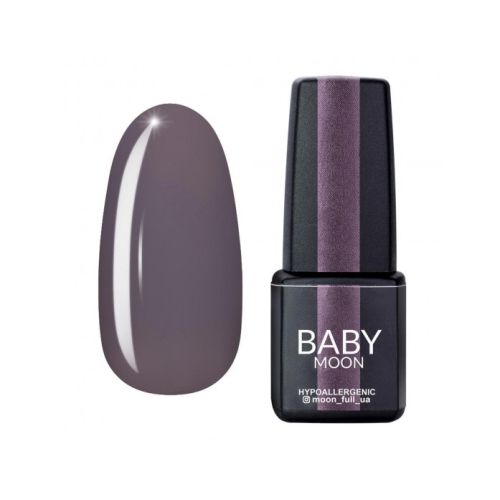 Гель-лак Baby Moon Midnight №05 латте з сірим підтоном 6 мл