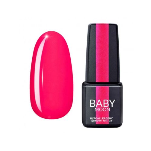Гель-лак Baby Moon Perfect Neon №02 рожевий насичений, 6 мл