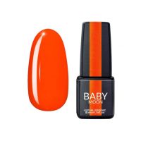 Гель-лак Baby Moon Perfect Neon №04 морквяно-кораловий, 6 мл