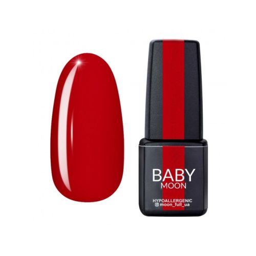 Гель-лак Baby Moon Red Chic №01 полунично-червоний, 6 мл
