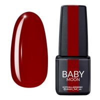 Гель-лак Baby Moon Red Chic №02 темно-червоний, 6 мл