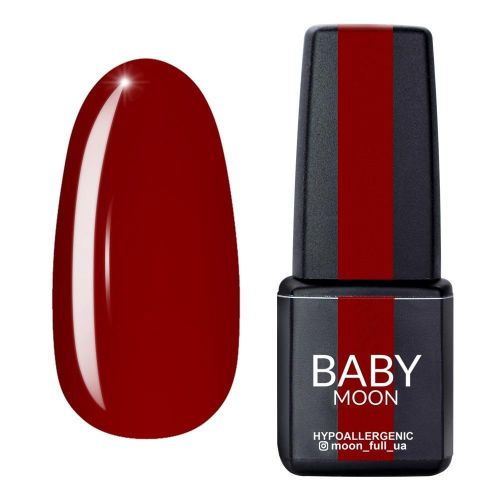 Гель-лак Baby Moon Red Chic №02 темно-червоний, 6 мл