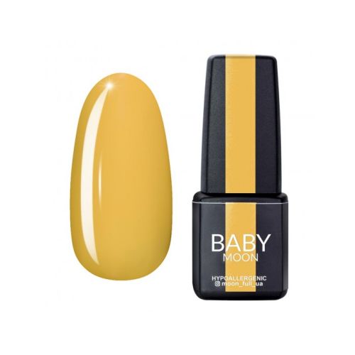 Гель-лак Baby Moon Sunny Solo №03 желтый карри, 6 мл
