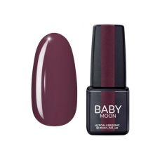 Гель-лак Baby Moon Burgundy № 14 коричнево-сірий, 6 мл
