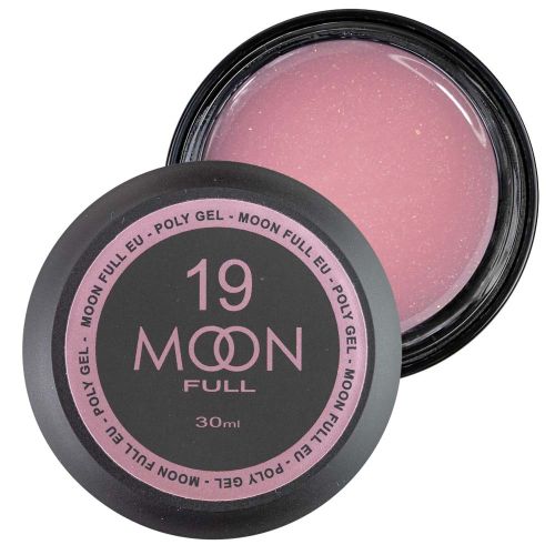Полигель Moon Full №19 рожевий, 30 мл