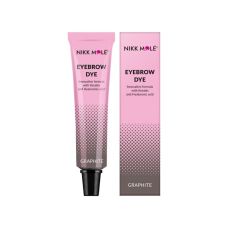 Фарба для брів та вій Nikk Mole з кератином і гіалуроновою кислотою Графіт 15мл