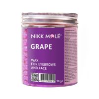 Віск для брів та обличчя Nikk Mole Grape(Виноградний) у гранулах 100г 