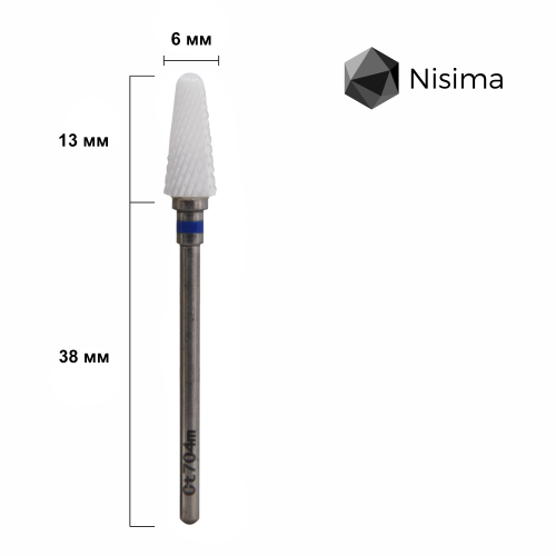 Фреза керамическая елка Ct704mK синяя