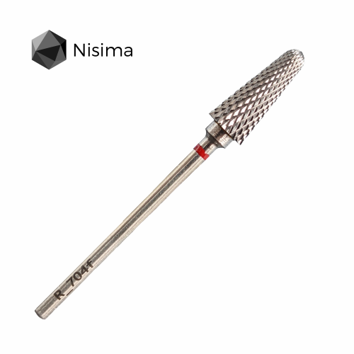 Carbide cone milling cutter for shulga L_704fK red