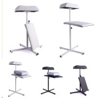 Підставка для ніг з поличкою біла 