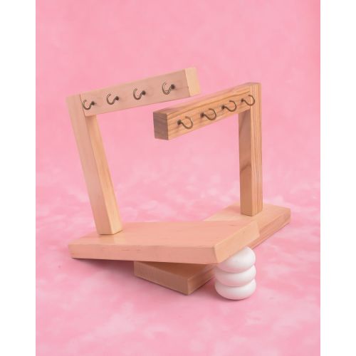 Подставка для типс 8 крючков ольха дерево