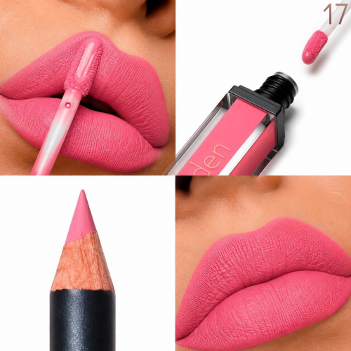 Рідка матова помада Aden Liquid Lipstick 17 Pinky 7 ml