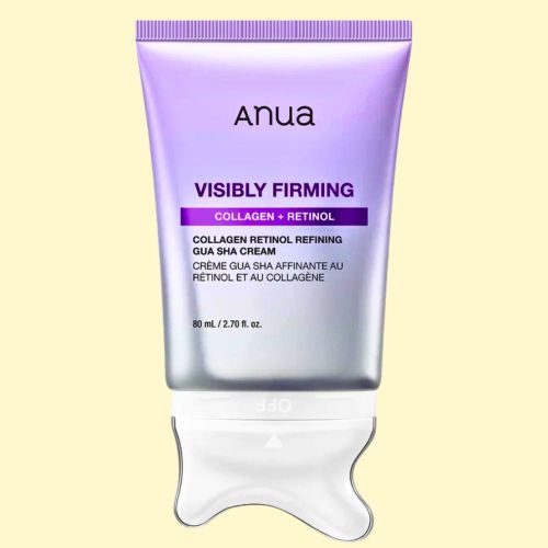 Антивіковий крем-масажер з колагеном та ретинолом Anua Visibly Firming Collagen Retinol Refining Gua Sha Cream
