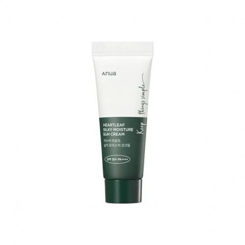Сонцезахисний крем із екстрактом хауттюйнії ANUA Heartleaf Silky Moisture Sun Cream SPF50+ PA++++ 10ml
