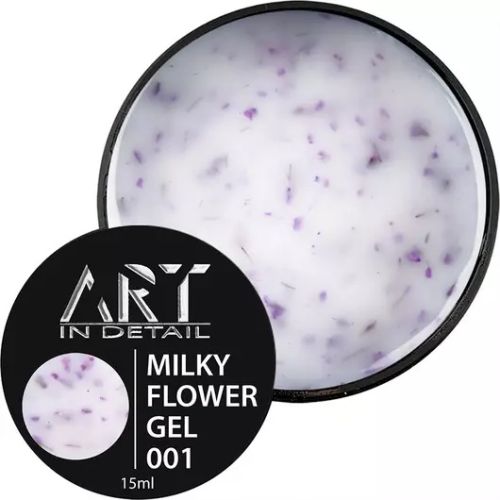 ART Builder Gel Milky Flower №001, 15 мл
