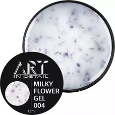 ART Builder Gel Milky Flower №004, 15 мл
