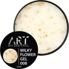 ART Builder Gel Milky Flower №008, 15 мл