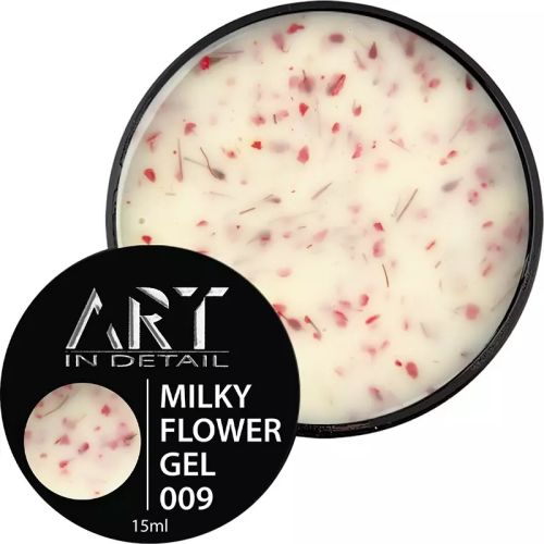 ART Builder Gel Milky Flower №009, 15 мл