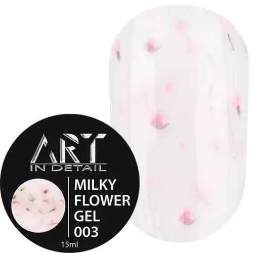 ART Builder Gel Milky Flower №003, 15 мл