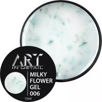 ART Builder Gel Milky Flower №006, 15 мл