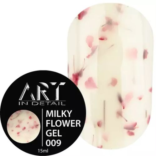ART Builder Gel Milky Flower №009, 15 мл