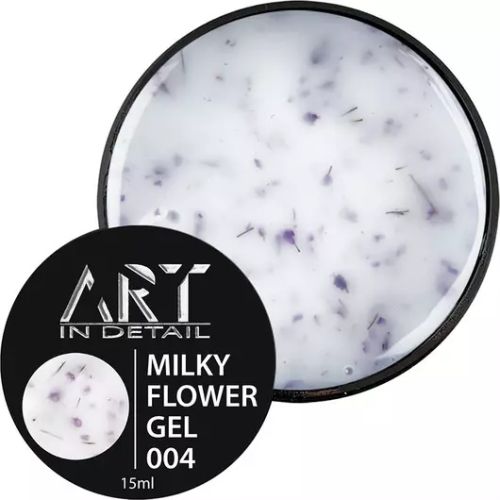 ART Builder Gel Milky Flower №004, 15 мл