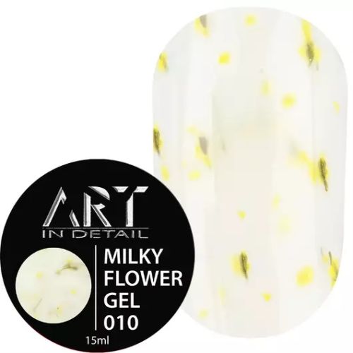 ART Builder Gel Milky Flower №010, 15 мл
