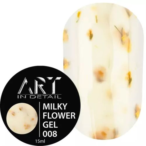 ART Builder Gel Milky Flower №008, 15 мл