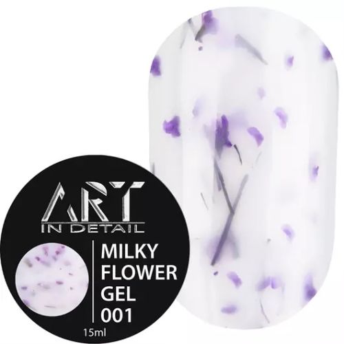 ART Builder Gel Milky Flower №001, 15 мл