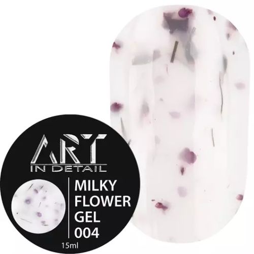 ART Builder Gel Milky Flower №004, 15 мл