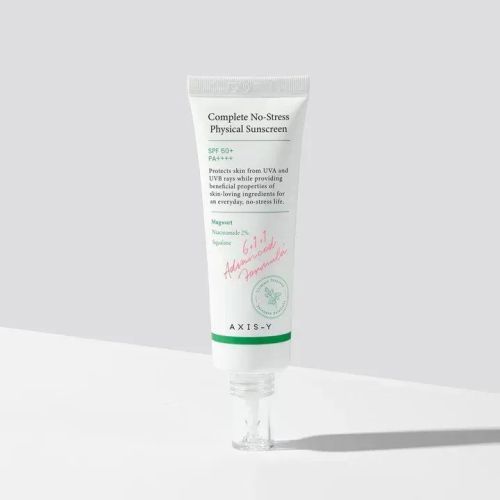 Сонцезахисний крем з фізичними фільтрами Axis-Y Complete No-Stress Physical Sunscreen SPF50+/PA++++ - 50ml