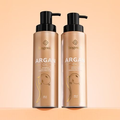 Аргановий шампунь Bogenia Argan Oil Shampoo №001 400 мл