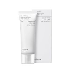 Легкий себорегулювальний сонцезахисний крем для обличчя Celimax Oil Control Light Sunscreen, SPF 50+ PA++++, для комбінованої та жирної шкіри, 40 мл