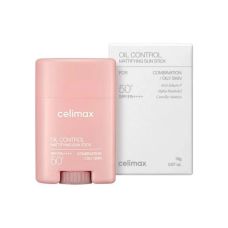 Матувальний сонцезахисний стік для обличчя Celimax Oil Control Mattifying Sun Stick, SPF 50+ PA++++, для контролю жирності шкіри, 19 г