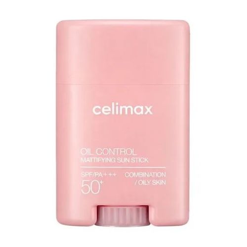 Матувальний сонцезахисний стік для обличчя Celimax Oil Control Mattifying Sun Stick, SPF 50+ PA++++, для контролю жирності шкіри, 19 г