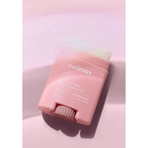 Матувальний сонцезахисний стік для обличчя Celimax Oil Control Mattifying Sun Stick, SPF 50+ PA++++, для контролю жирності шкіри, 19 г