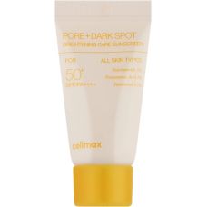 Освітлюючий сонцезахисний крем Celimax Pore+Dark Spot Brightening Care Sunscreen SPF 50+ 10 мл