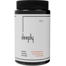 Глибоковідновлююча маска для волосся з протеїнами deeply protein restoring hair mask 1000 мл