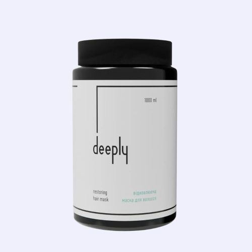 Відновлююча маска для волосся deeply restoring hair mask 1000 мл