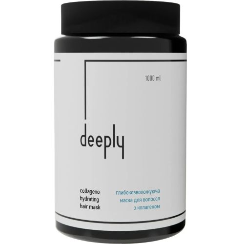 Глибокозволожуюча маска для волосся з колагеном deeply collageno hydrating hair mask 1000 мл