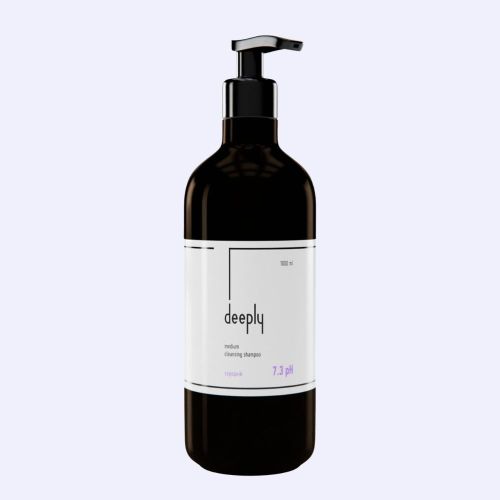 Шампунь глибокого очищення середній 7.3 pH deeply medium cleansing shampoo 1000 мл