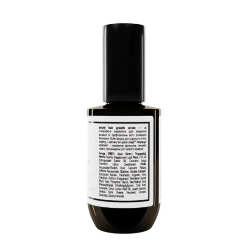 Стимулююча сироватка для росту волосся deeply hair growth serum, 100 мл