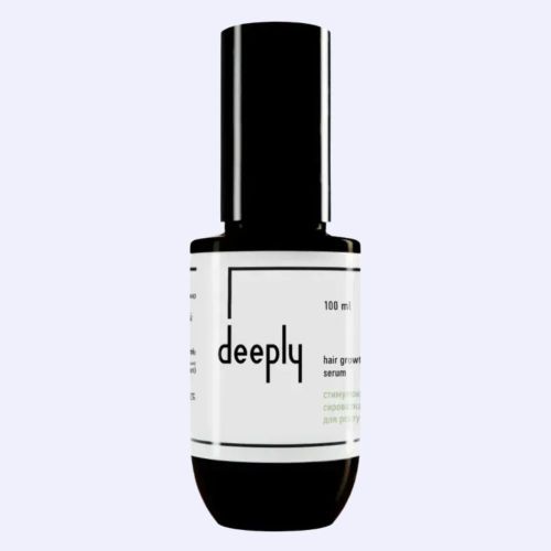 Стимулююча сироватка для росту волосся deeply hair growth serum, 100 мл