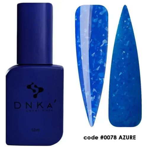 Кольорова база DNKa' Cover Base #0078 Azure | sofi beauty shop