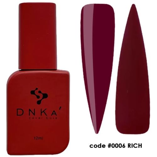 Кольорова база DNKa' Cover Base #0006 Rich, 12 мл | sofi beauty shop