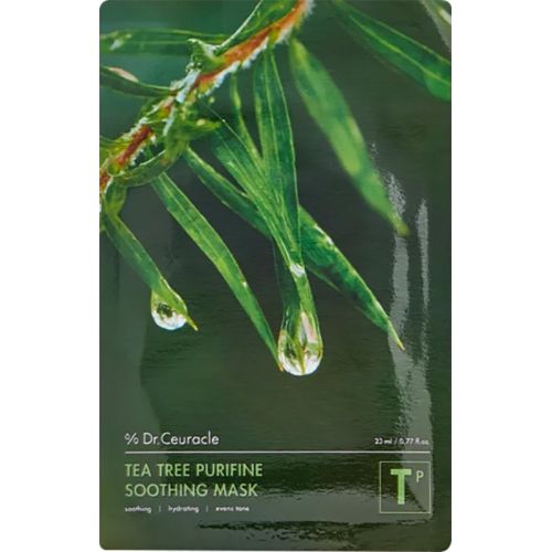 Заспокійлива маска з екстрактом чайного дерева Dr.Ceuracle Tea Tree Purifine Soothing Mask 23 мл