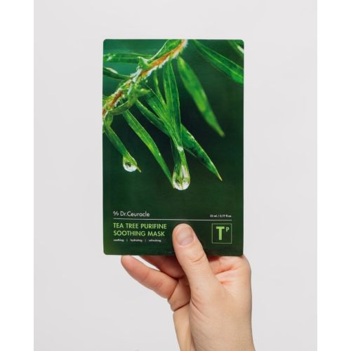 Заспокійлива маска з екстрактом чайного дерева Dr.Ceuracle Tea Tree Purifine Soothing Mask 23 мл